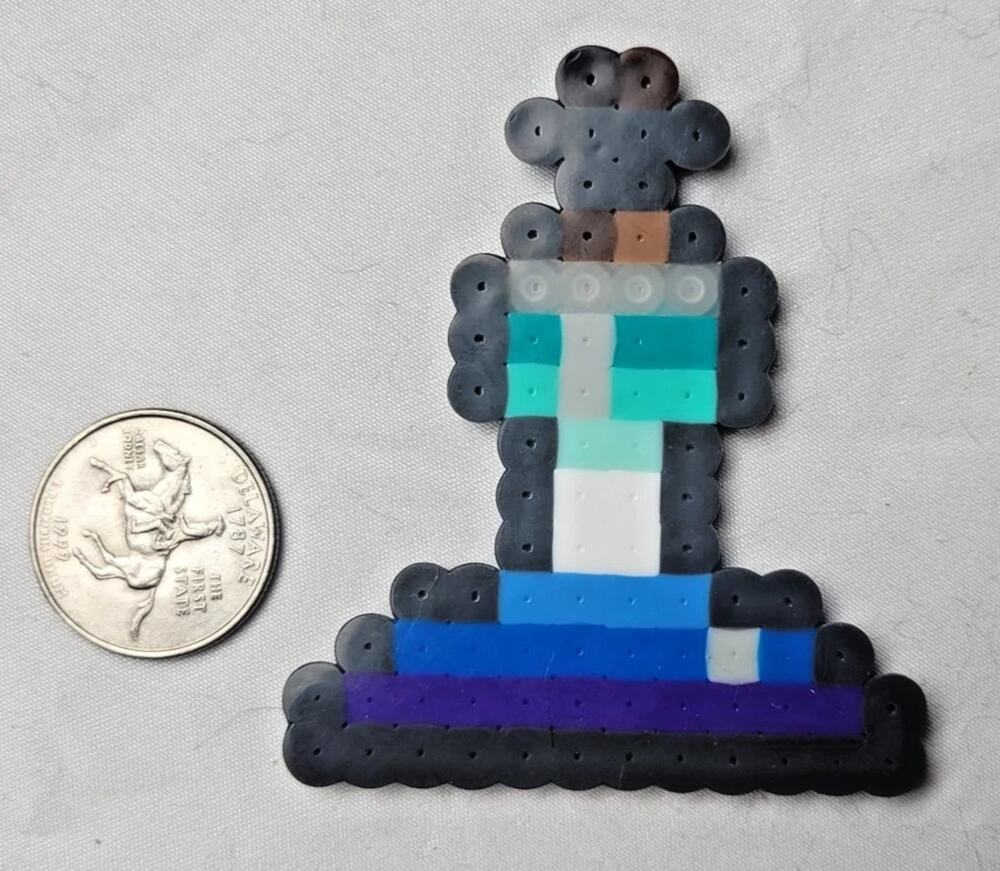Gay (7 Stripe) LGBT Potion Perler Pixel Art